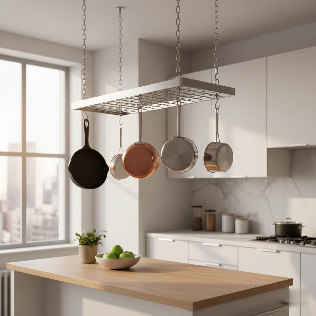 OROPY Pot Bar Rack: A Review of the Simple Industrial Rail for Kitchen Organization
