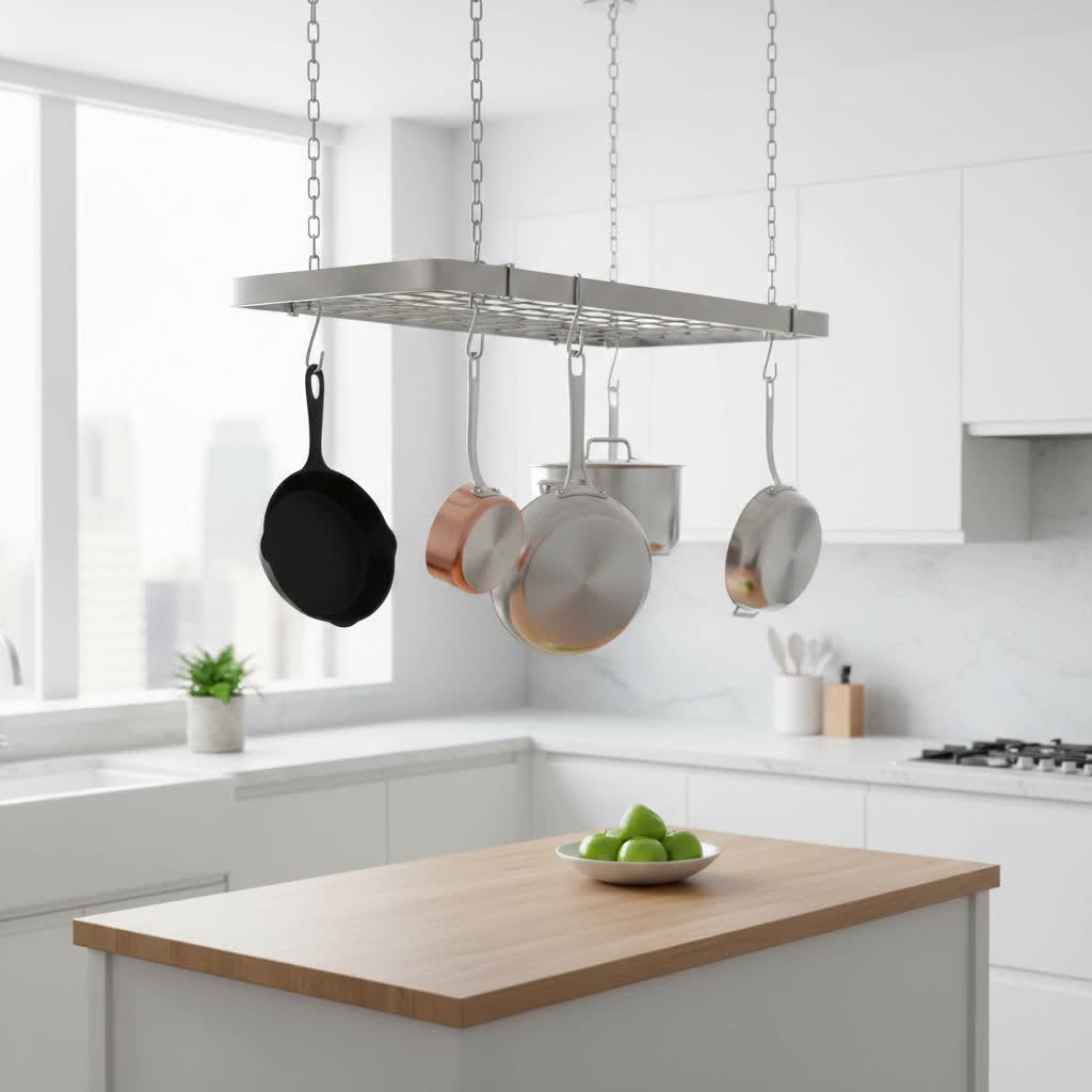 Review: Southern Enterprises Iron Pot Rack – Unearthing Rustic Charm and Kitchen Efficiency