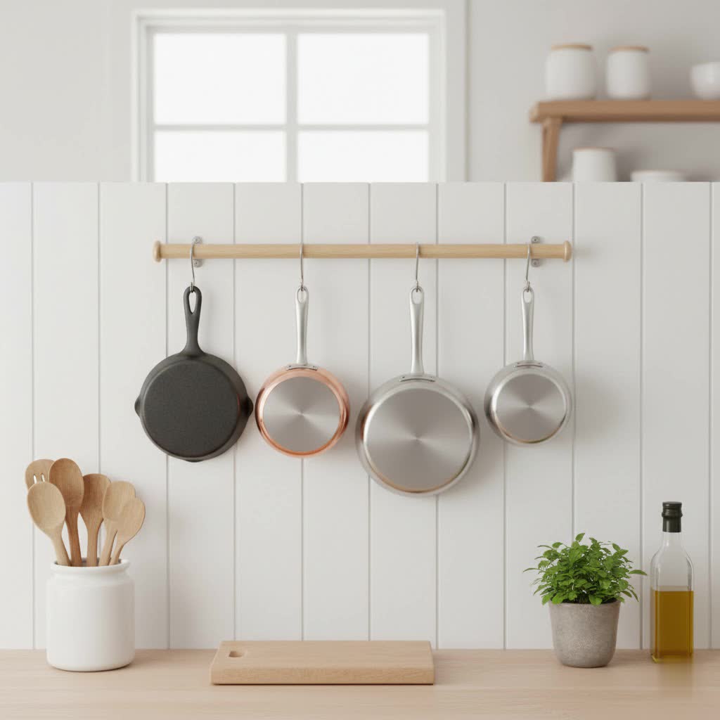 Review: Concept Housewares Ceiling Rack Wood & Metal – Elevate Your Kitchen Organization